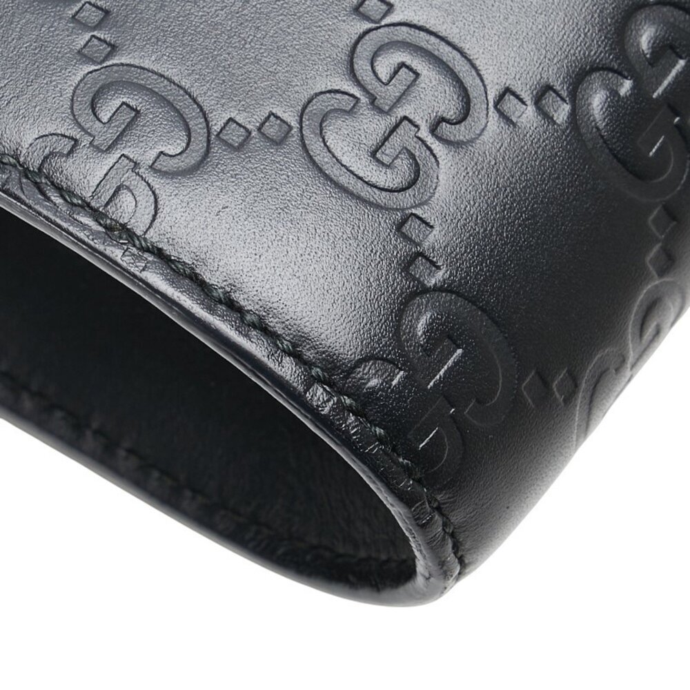 GUCCI Black Leather Horsebit Shoulder Bag - Picture 12 of 15